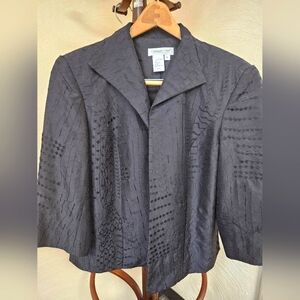 Coldwater Creek Black Silk Jacket (M)